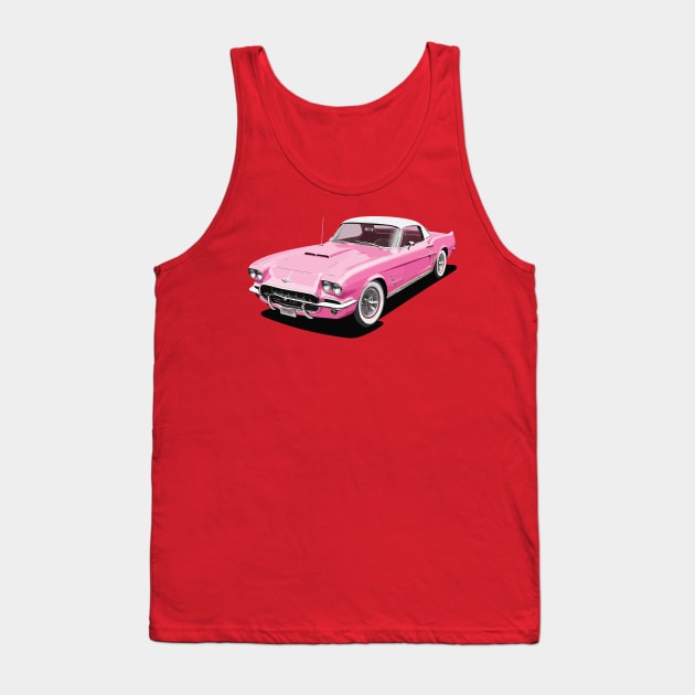 Pink Classic Barbie Car Tank Top by VENZ0LIC